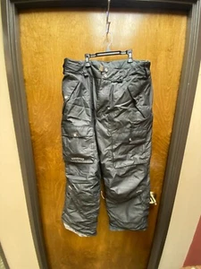 Men "Burton" dark gray snow pants. Men's LARGE. Prev. Owned - Picture 1 of 2
