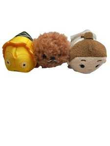 Tsum Tsum Plüsch Star Wars Rey Chewbacca C3PO Mini 3 Zoll 3 Stück Disney - Bild 1 von 6