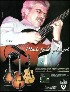Jimmy Bruno Guild Benedetto Benny 7 X500 Artist Award Fratello Gitarre Werbedruck - Bild 1 von 3