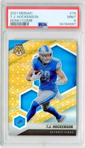 T.J. Hockenson 2021 Mosaic Honeycomb #74 Mint PSA 9 - Bild 1 von 2