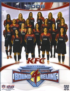 2008 USA Damen Softball vollfarbiges Jahrbuch 74 Seiten - Bild 1 von 1