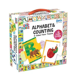 University Games Eric Carle Alphabet Counting 2 Sided Floor Puzzle NEW IN STOCK  - Picture 1 of 1