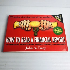 How to Read Financial Report Wring Vital Signs Out of the Numbers by John Tracy - Picture 1 of 13