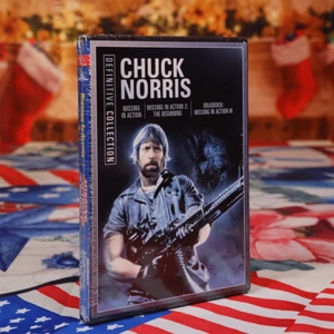 CHUCK NORRIS Definitive Collection 2-Disc DVD 2009 Missing in Action 1 2 3 RARE - Picture 1 of 3