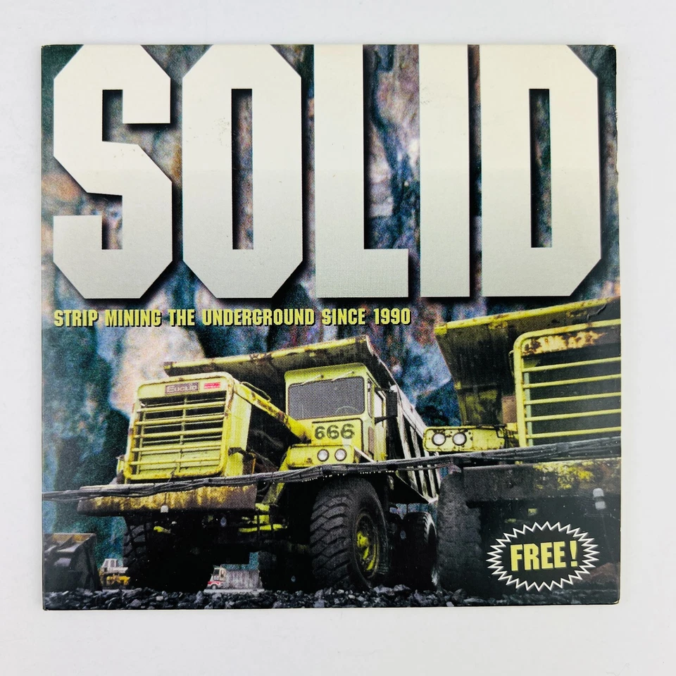 SOLID Strip Mining The Underground Since 1990 Relapse PROMO Sampler CD - Image 1 of 2