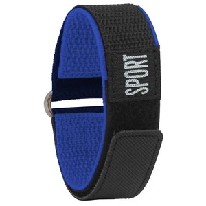 Bandini Nylon Sports Watch Strap - Hook and Loop Band- 18mm 20mm 22mm 24mm 26mm - Picture 1 of 18