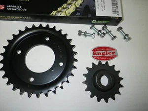 Kettensatz Hercules Sportbike SB 1 5 16 / 30 Z KKR Kettenrad Ritzel Kette - Picture 1 of 2
