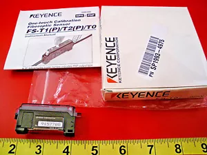 Keyence FS-T0 Sensore Fotoelettrico Fibra Ottica FS-TO Amplificatore FST0 Pennino Nuovo - Foto 1 di 4