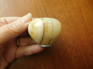 Onyx Automobile Gear Shifter Knob Handle Ball 32 Ford SCTA Rat Rod Hot Chevy Tan - Picture 1 of 11