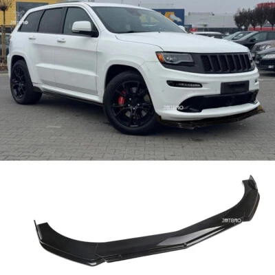 Alerón labial de parachoques delantero negro brillante para Jeep Grand Cherokee SRT8/SRT Foto 1 de 4