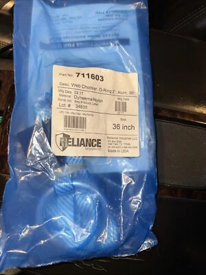 Reliance 711603 Web Chocker, 2” O-Ring Aluminum, 36” Anchorage Sling - Image 1 of 2