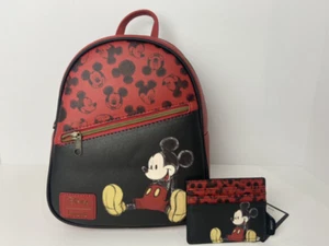 Mini Mochila Portatarjetas Loungefly Disney Boceto Mickey Mouse Bolsillo Diagonal - Imagen 1 de 9