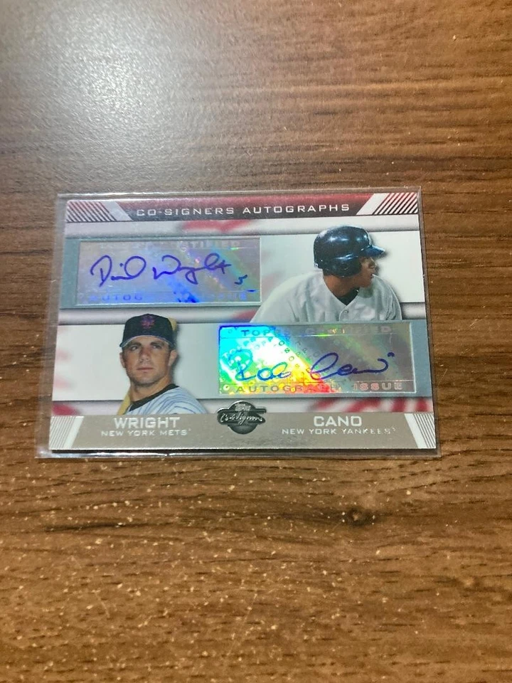 2007 Topps Co-Signers Co-Signers David Wright Robinson Cano #CS-WC Autograph — 第 1/1 张图片