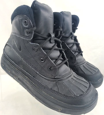Nike 524873-004 Woodside 2 High Black Waterproof Boots Shoes Kids Youth US 2.5 Y - Image 1 of 4