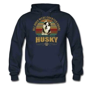 Husky Dog My Best Friend Hoodie Awesome Soft Sweatshirt Pet Lovers BBF Gift - Picture 1 of 6