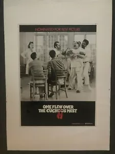 RARE ADVERTISING TRANSPARENCY ONE FLEW OVER THE CUCKOOS NEST JACK NICHOLSON - Picture 1 of 2