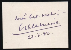 Stage actress, dancer Eva Le Gallienne autograph, 1943 Westport CT cover - Picture 1 of 3