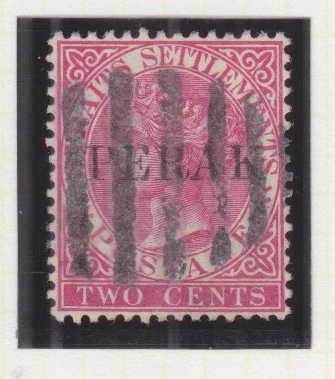 PERAK,1884 On Straits Setts,2c。 淡玫瑰,17 码,二手 — 第 1/1 张图片