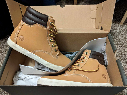 Timberland Dause nabuk stivali da ginnastica donna stringati taglia 6