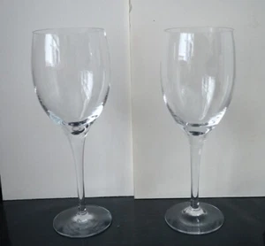 Pair of Orrefors Illusion Clear Claret Wine Glass, Beautiful & Elegant Free Ship - Picture 1 of 1