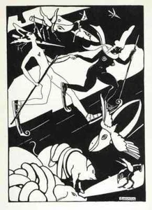 Jean de BOSSCHÈRE 2 SURREALE GRAPHIKEN - 1930 Jean de BOSSCHERE - Picture 1 of 1