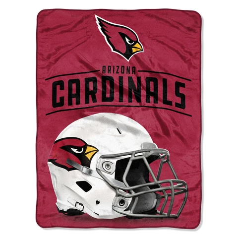 Arizona Cardinals Plush 46" by 60" Micro Raschel Throw Blanket - NFL Cover