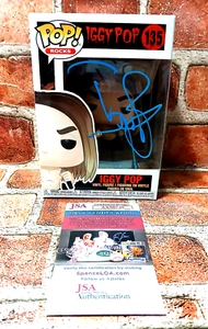Iggy Pop Signed Auto Funko Pop Vinyl Figure #135 W/JSA COA The Stooges Punk - Picture 1 of 9