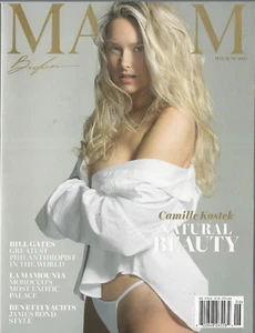Maxim 268 May June 2024 Camille Kostek Benetti Yachts La Mamounia Bill Gates NEW - Picture 1 of 1