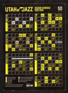 Utah Jazz--2023-24 Magnet Schedule - Picture 1 of 1