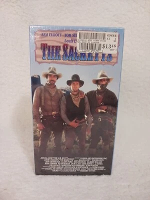 Louis L’Amour The Sacketts Western VHS Sam Elliott 2 Tapes New Sealed Foto 1 de 4
