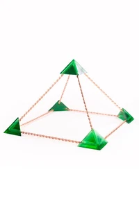 Sacred Cubit Tensor-Flux Hybrid Giza Geometry Pyramid 1/2 Lost Cubi 177Mhz green - Picture 1 of 23