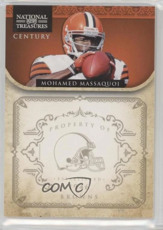 2011 Playoff National Treasures Century Silver /25 Mohamed Massaquoi #36 - Image 1 of 2
