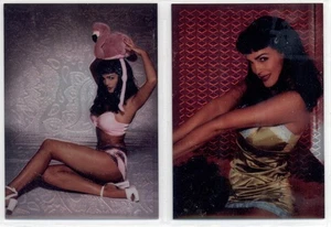 Julie Strain's Bettie 2000 - Chrome subset cards 2 & 5 - Picture 1 of 2