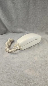 Vtg White Color Trimline Bell System Rotary Telephone Great Color Untested READ! - Picture 1 of 11