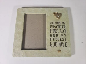 4”x 6” Picture Frame You Were My Favorite Hello Hardest Goodbye - Pet Memorial - Picture 1 of 11