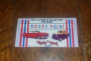 Rocky Point Clam Shack nicht mehr produziert, Oldtimer Show 2016 4x2 Aluminium Visitenkarte - Bild 1 von 2