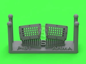 Master 1/72 Vergaser Luftfilterdeckel Std. Holed P-51 Mustang (Arma) AM-72-171 - Bild 1 von 1