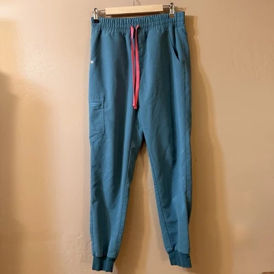 Pantalones Médicos Figs Uman Jogger Azul Caribeño Verde Azulado Colección Técnica Pequeños Foto 1 de 4