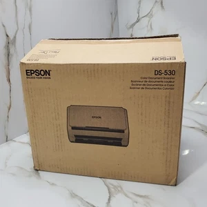 Epson DS-530 J381A Color Duplex Document Scanner ~ 100% Tested / Great Condition - Picture 1 of 3