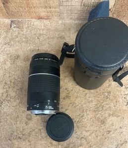 CANON EF 75-300MM 1:4-5.6 III Lens VERY NICE!! EXCELLENT! MINT! - Picture 1 of 11