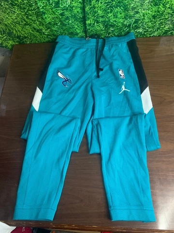 NBA Charlotte Hornets Basketball #8 Johnny O'Bryant Snap Pants Teal Size XLT Cover