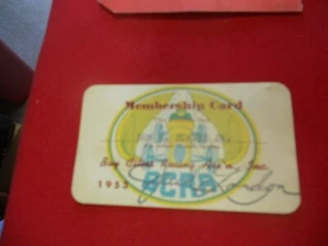 RARE 1953 membership card Bay City racing Association, Inc. - Picture 1 of 1