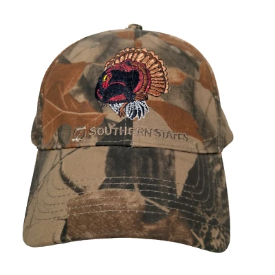 Southern States Turkey Hunting Cap Tree Leaf Camo Camouflage Canvas Farm Ag - Image 1 of 4