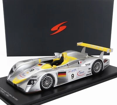 Spark AUDI R8 3.6L TURBO V8 2nd 24h LE MANS 2000 #9 with Showcase 1/18 Scale New - Image 1 of 3