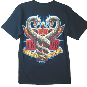 7.62 Design US Navy Corpsmenn Size M T-Shirt Dark Blue For Patriots Men of Arms - Picture 1 of 11