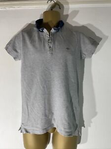 mens Diesel Small Grey Slim Fit Short Sleeve Casual Summer Polo Shirt