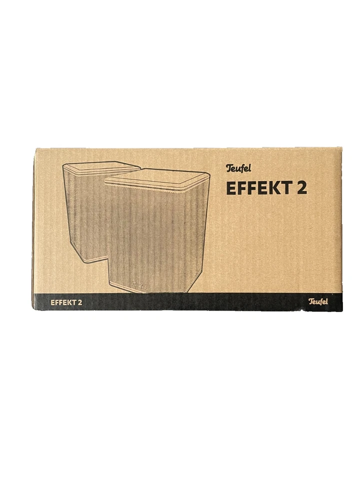 Teufel Effekt | 1 Generation | 2-Stück | Class-D-Verstärker | Schwarz | SEHR GUT