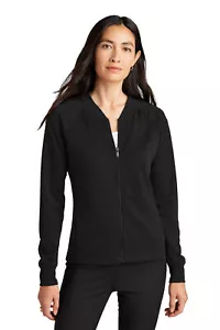 Clearance Sale Mercer+Mettle Women's Double-Knit Bomber MM3001 - Picture 1 of 2