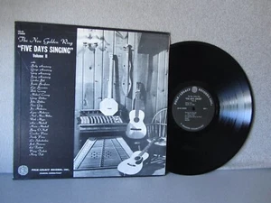 new golden ring Vinyl Lp...FIVE DAYS SINGING  VOL II...FOLK-LEGACY...VG++/VG++ - Picture 1 of 2