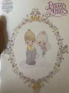 Precious Moments Bride Groom Wedding Book PM-9 Gloria Pat Thread Cross Stitch - Picture 1 of 1
